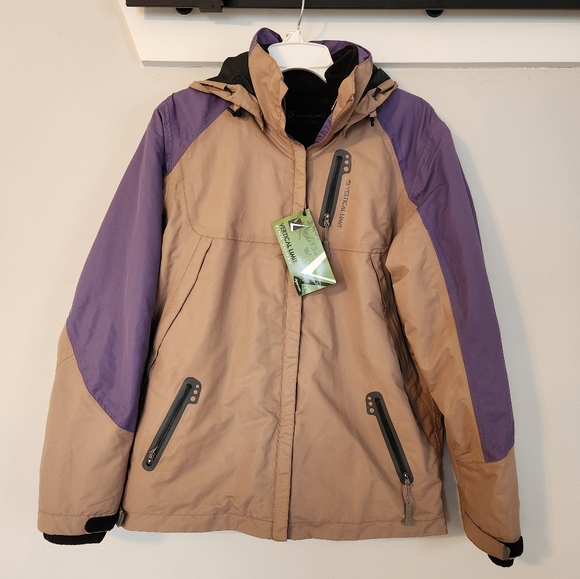 Vertical Limit Wmns Wind River Fleece Lined Soft Shell Ski Snow Jacket Coat NWT - Picture 1 of 5